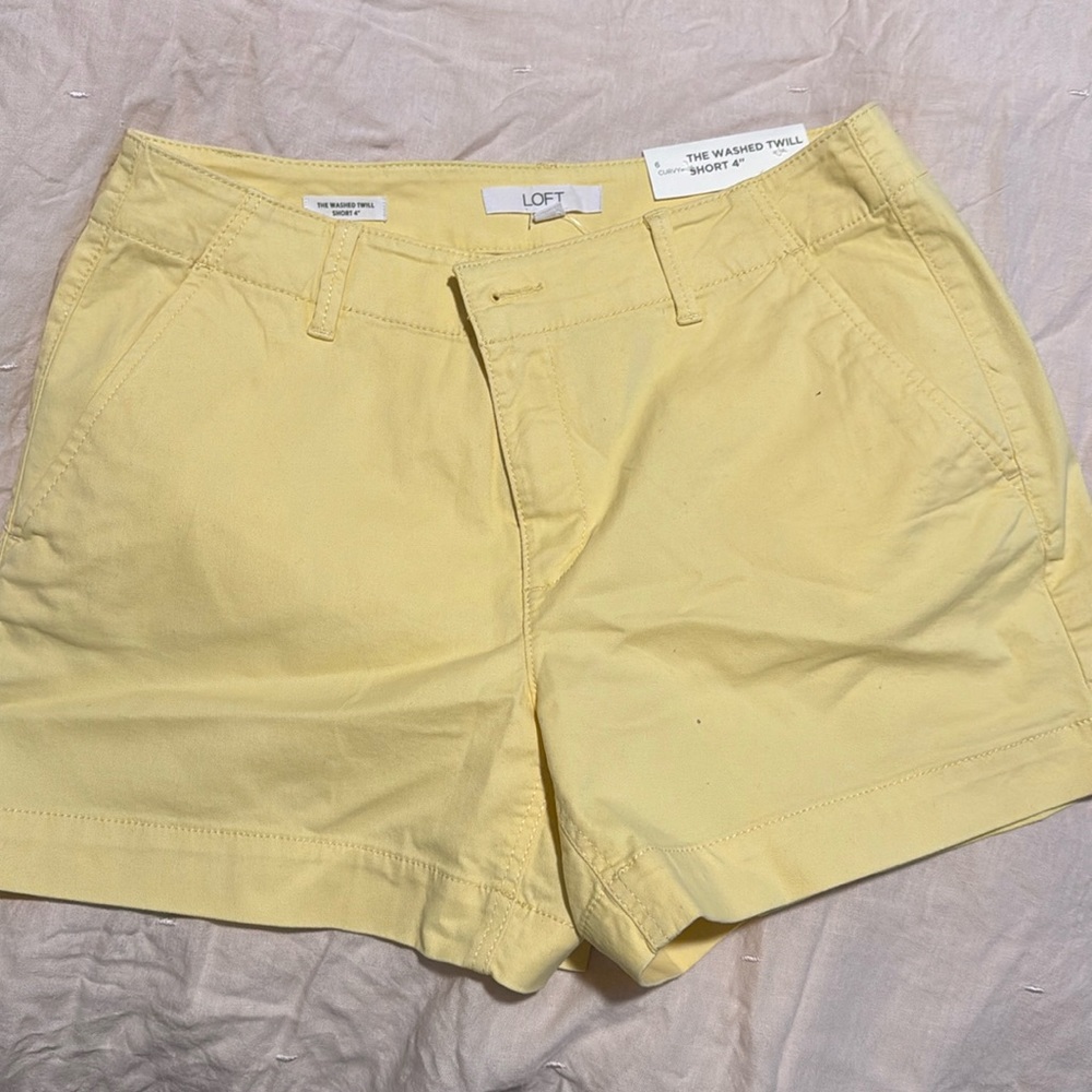 Loft The Washed Twill Short